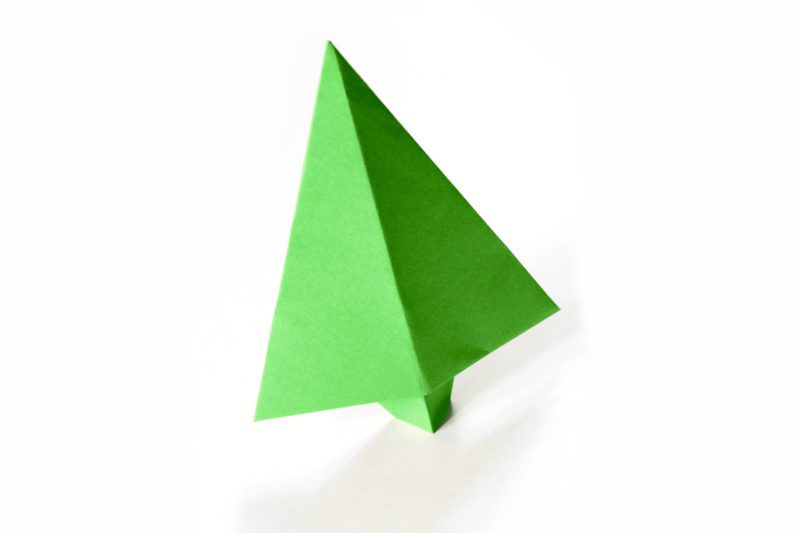 Simple Fir Tree Activity Origami Fir Tree Photo Tutorial Step By Step Instructions