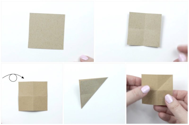 Easy Origami Christmas Tree Photo Tutorial Step By Step
