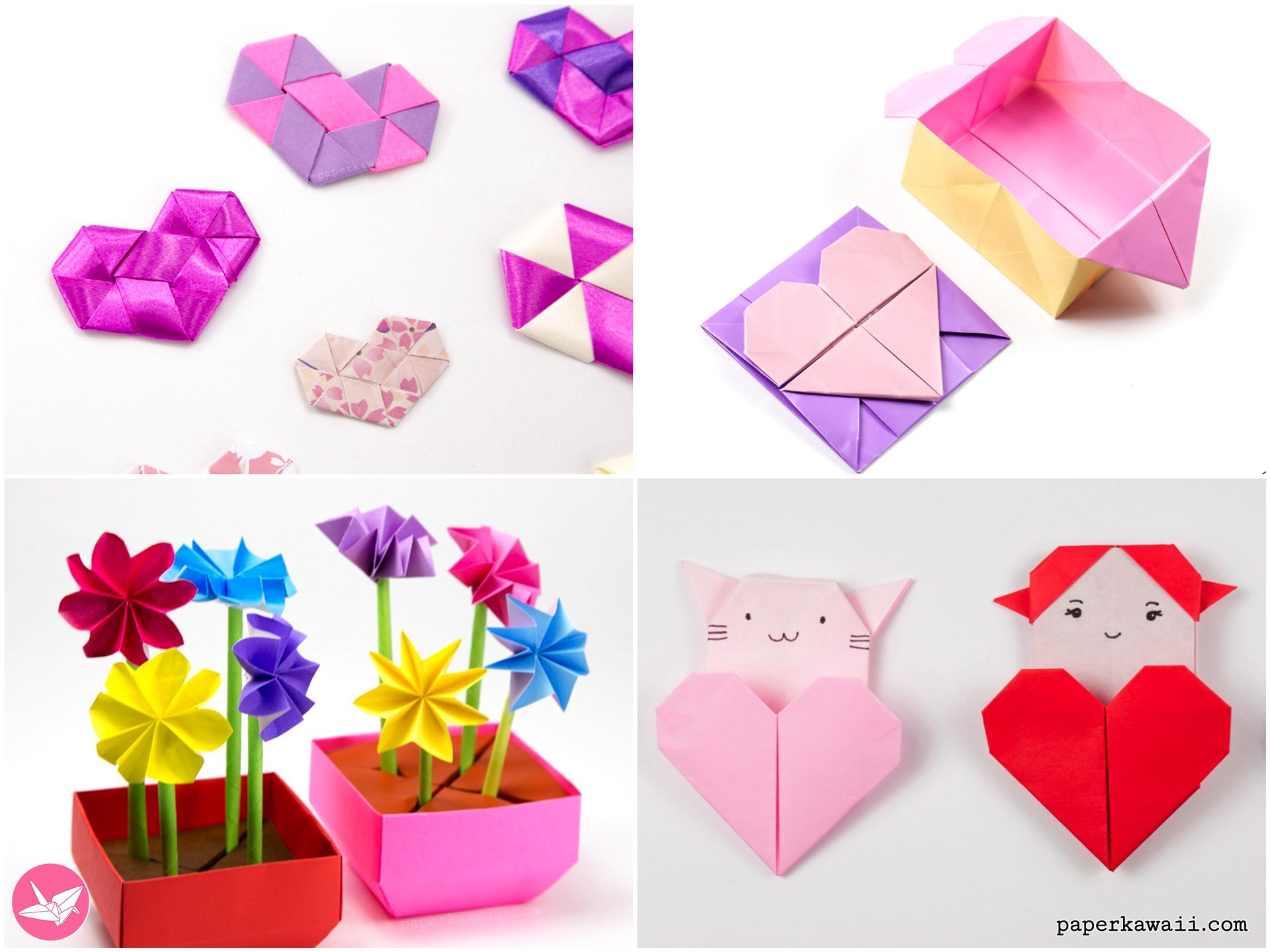 Valentines Day Origami And Paper Crafts Paper Kawaii