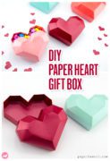 Valentines Heart Box Diy Paper Kawaii 11