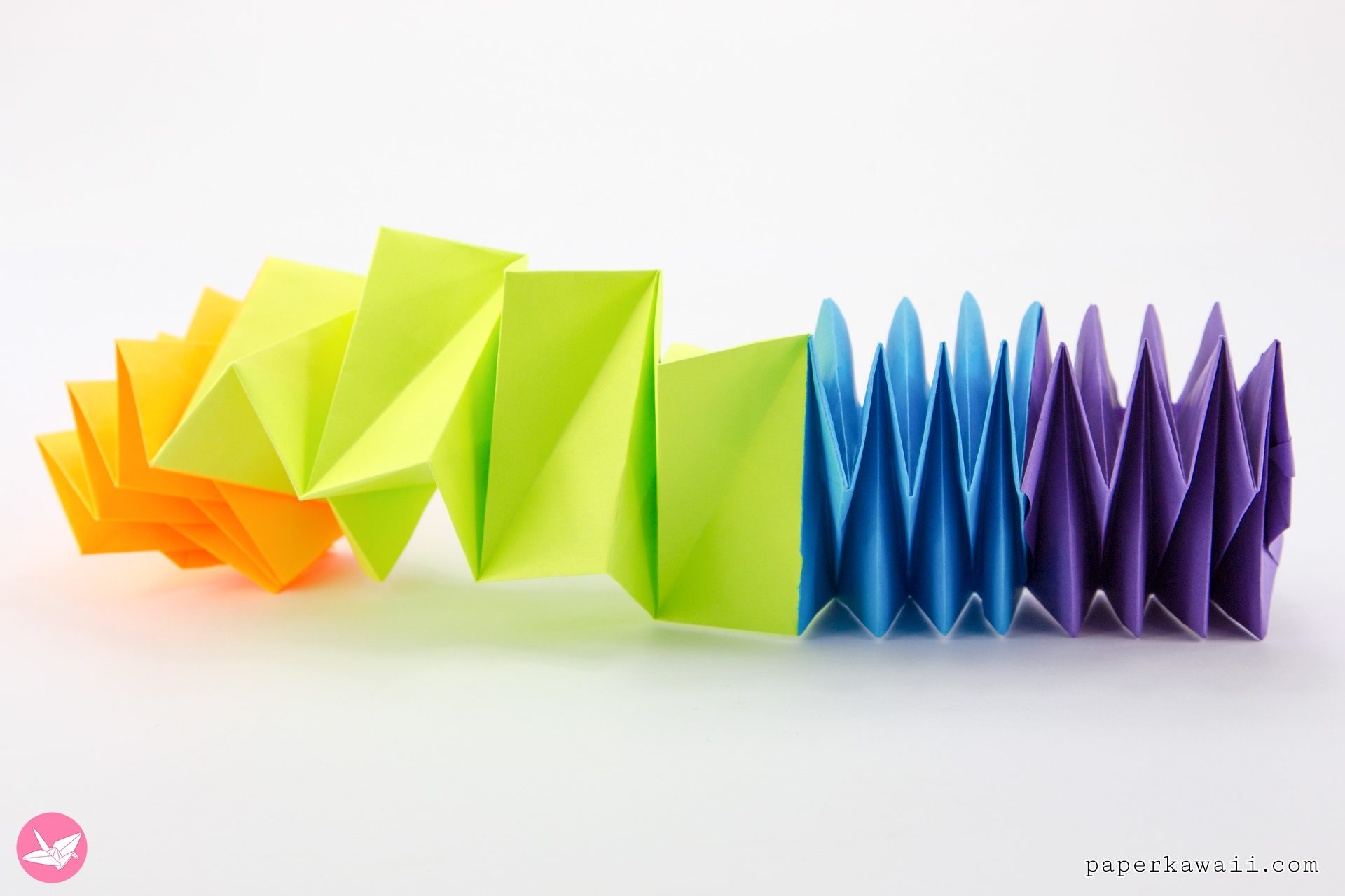 Magic Origami Spring Toy Paper Kawaii 01
