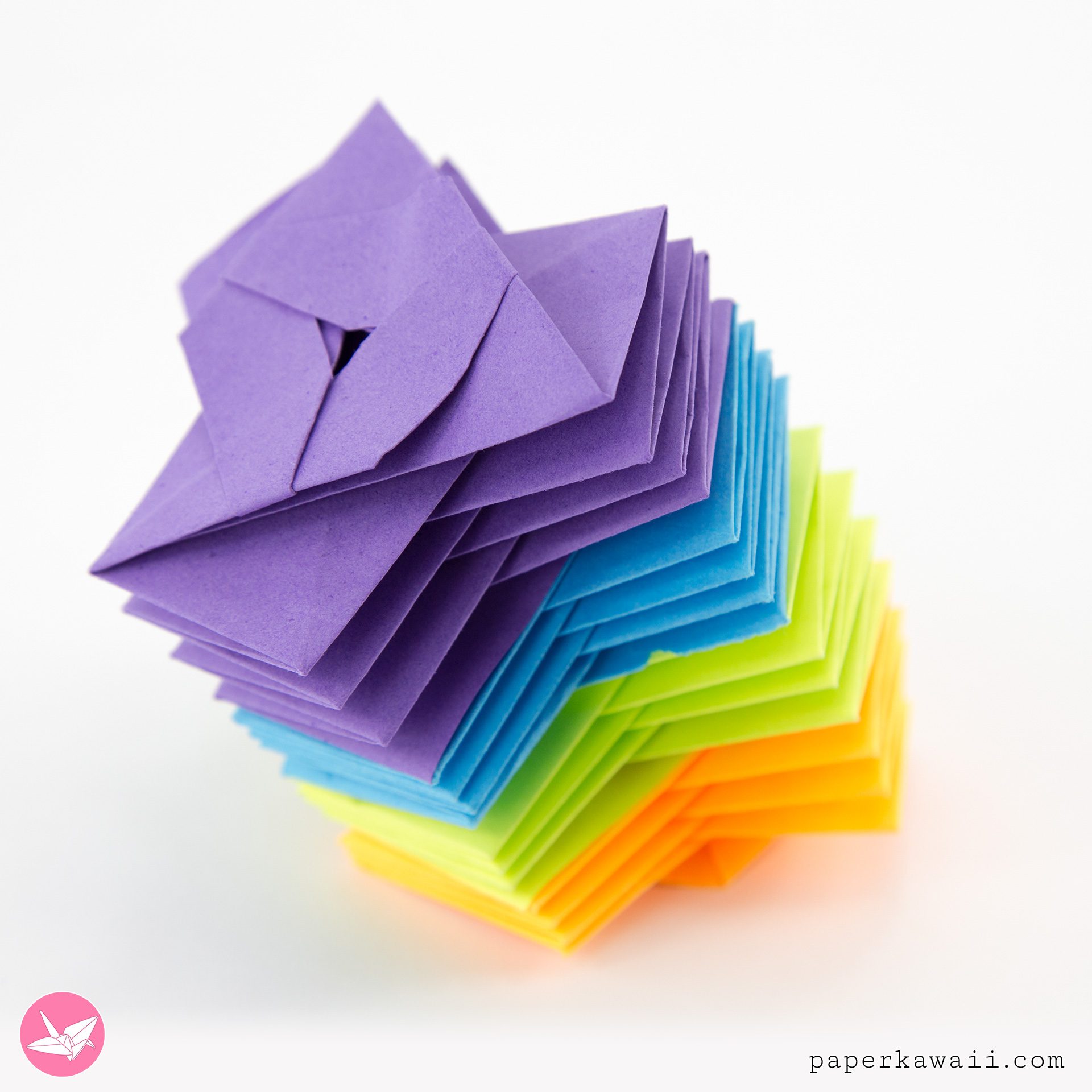 Magic Origami Spring Toy Paper Kawaii 08