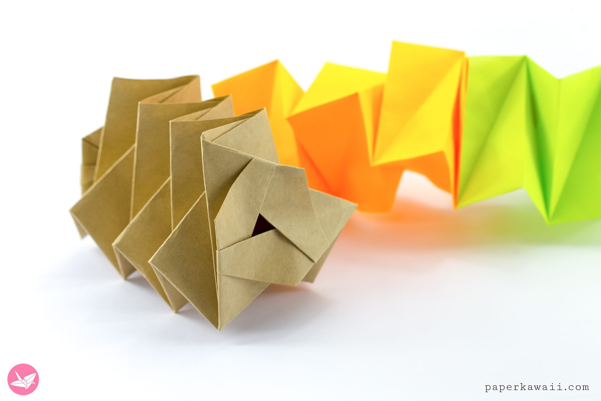 Magic Origami Spring Toy Paper Kawaii 09