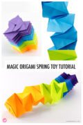Magic Origami Spring Toy Paper Kawaii 10 120x180