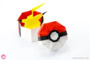 Origami Pokeball Box Tutorial Paper Kawaii 01 180x120