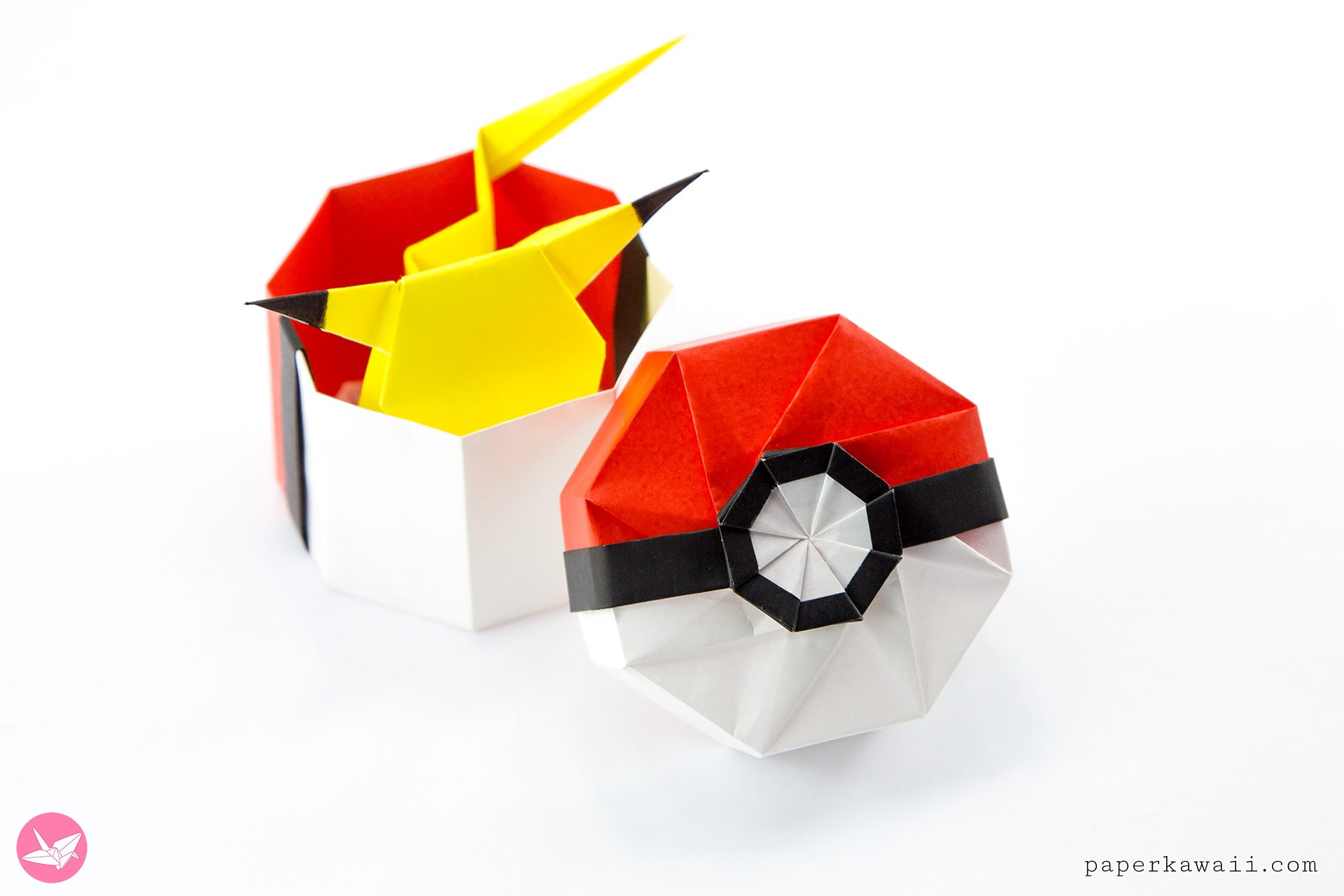 Origami Pokeball Box