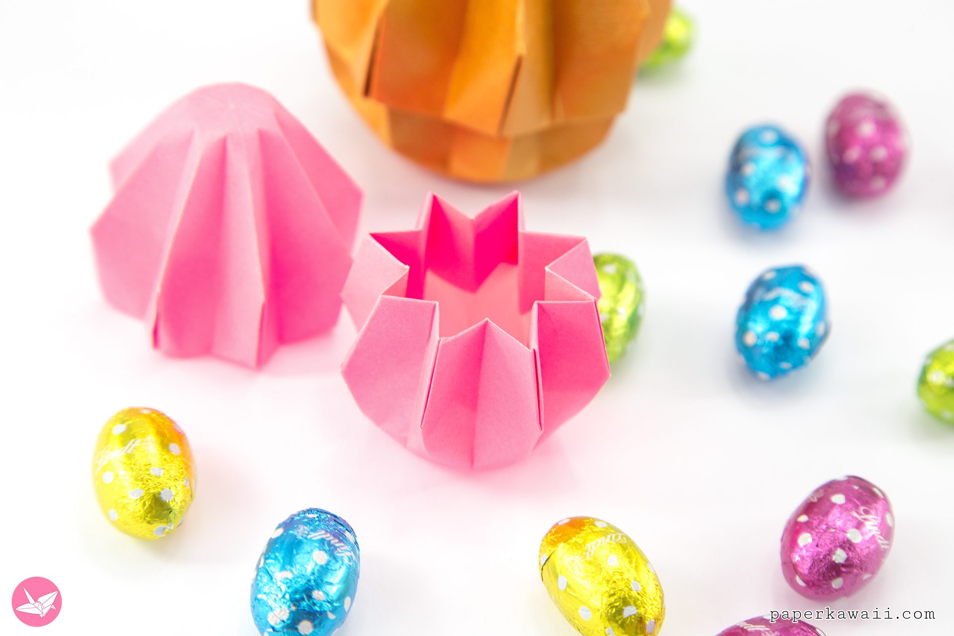 Origami Easter Eggs Tutorial Paper Kawaii 01