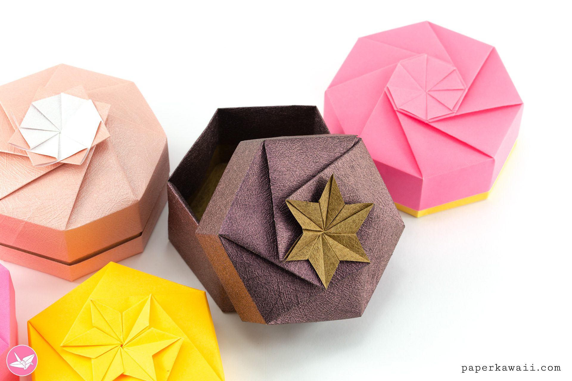 Origami Hexagonal Gift Box