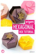 Origami Hexagonal Box Tutorial Paper Kawaii 06 120x180