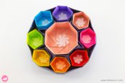 Origami Honeycomb Box Tutorial Paper Kawaii 04 180x120