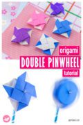 Origami 2 Sided Pinwheel Tutorial Paper Kawaii 01 120x180