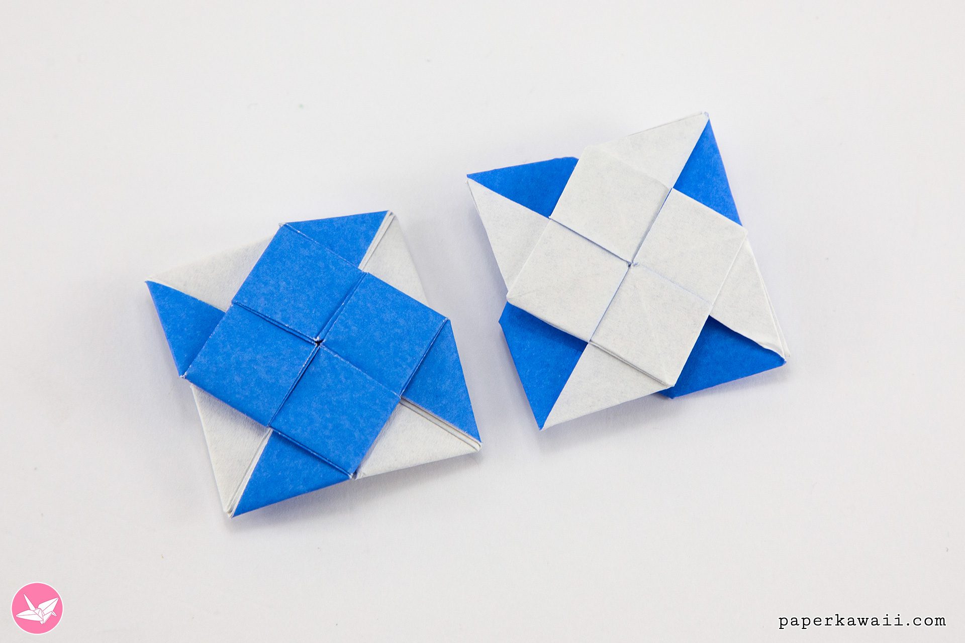 Origami Double Pinwheel Tutorial Paper Kawaii 04