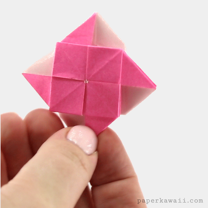 Origami Double Pinwheel Tutorial Paper Kawaii