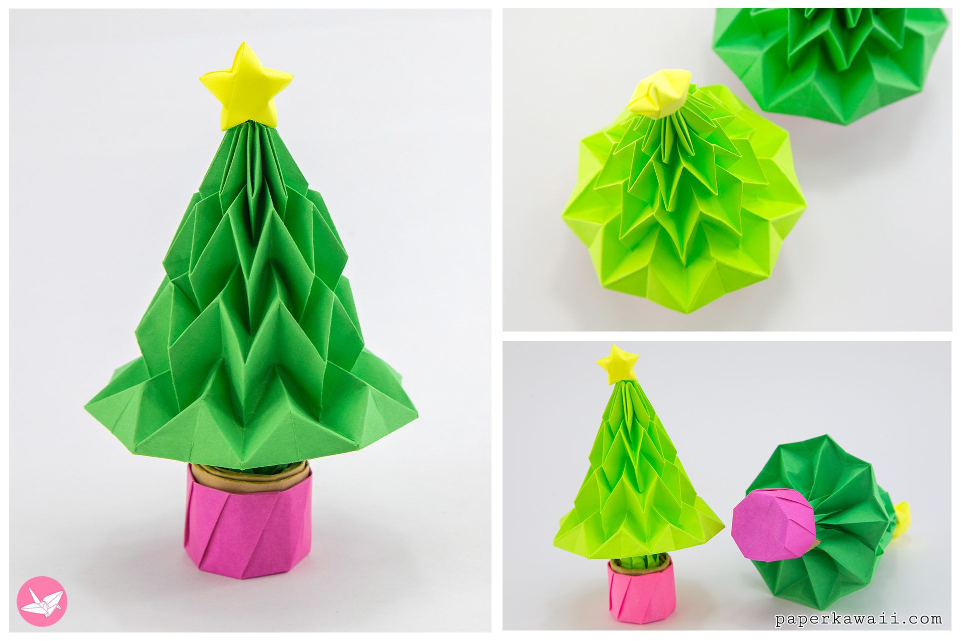 3D Origami Christmas Tree