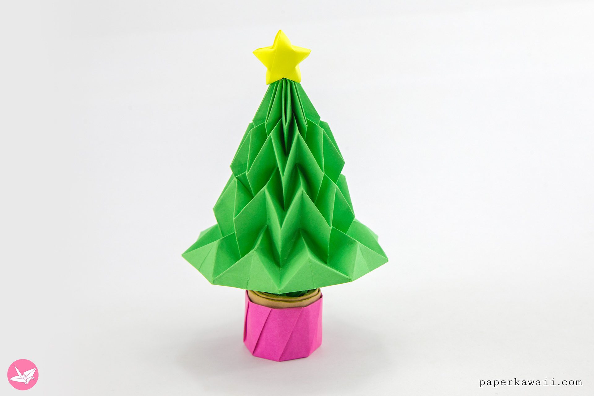 Foldable Paper Christmas Tree