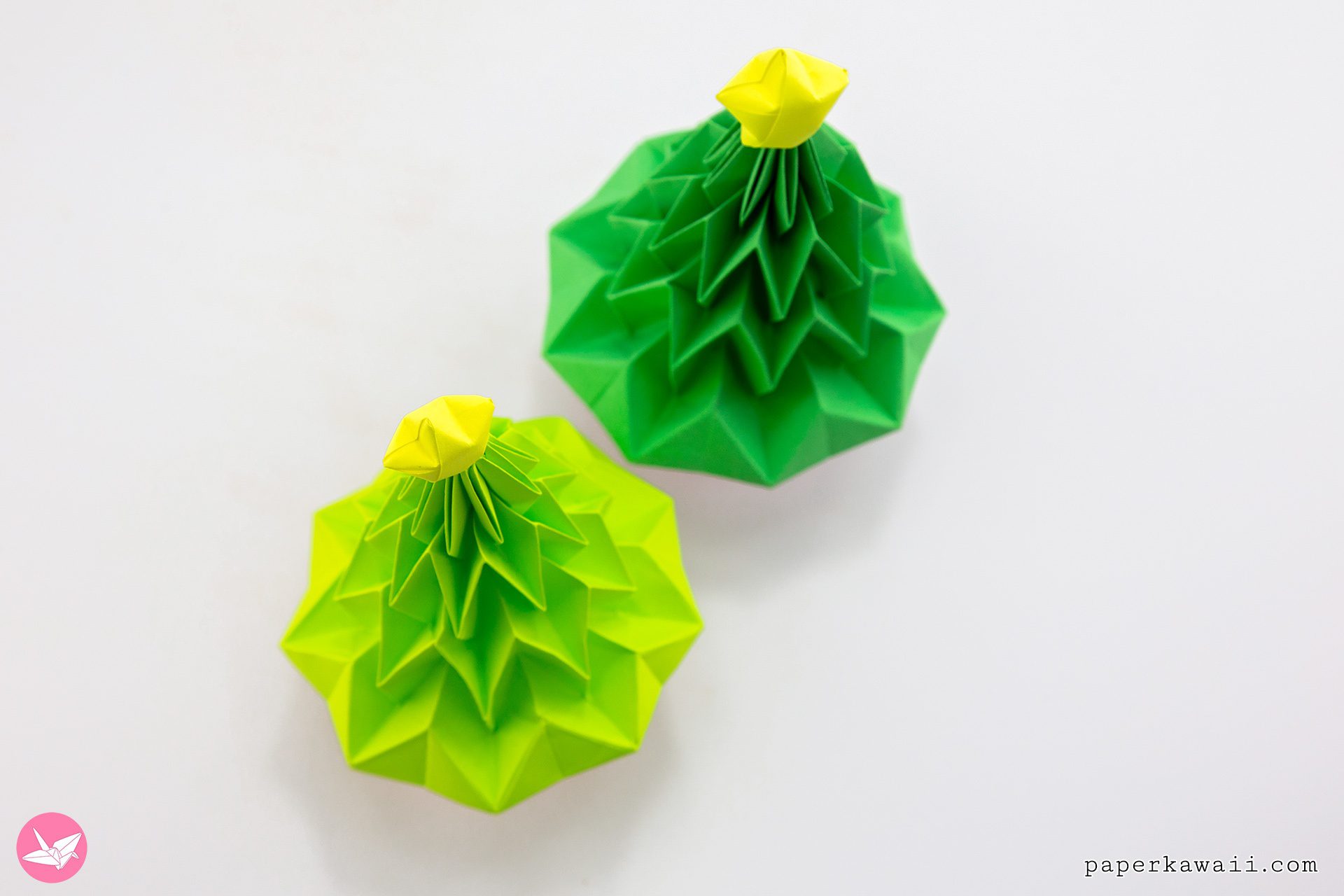 Origami 3d Christmas Tree Tutorial Paper Kawaii 04