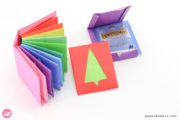 Origami Christmas Tree Envelope Book Tutorial Paper Kawaii 05 180x120