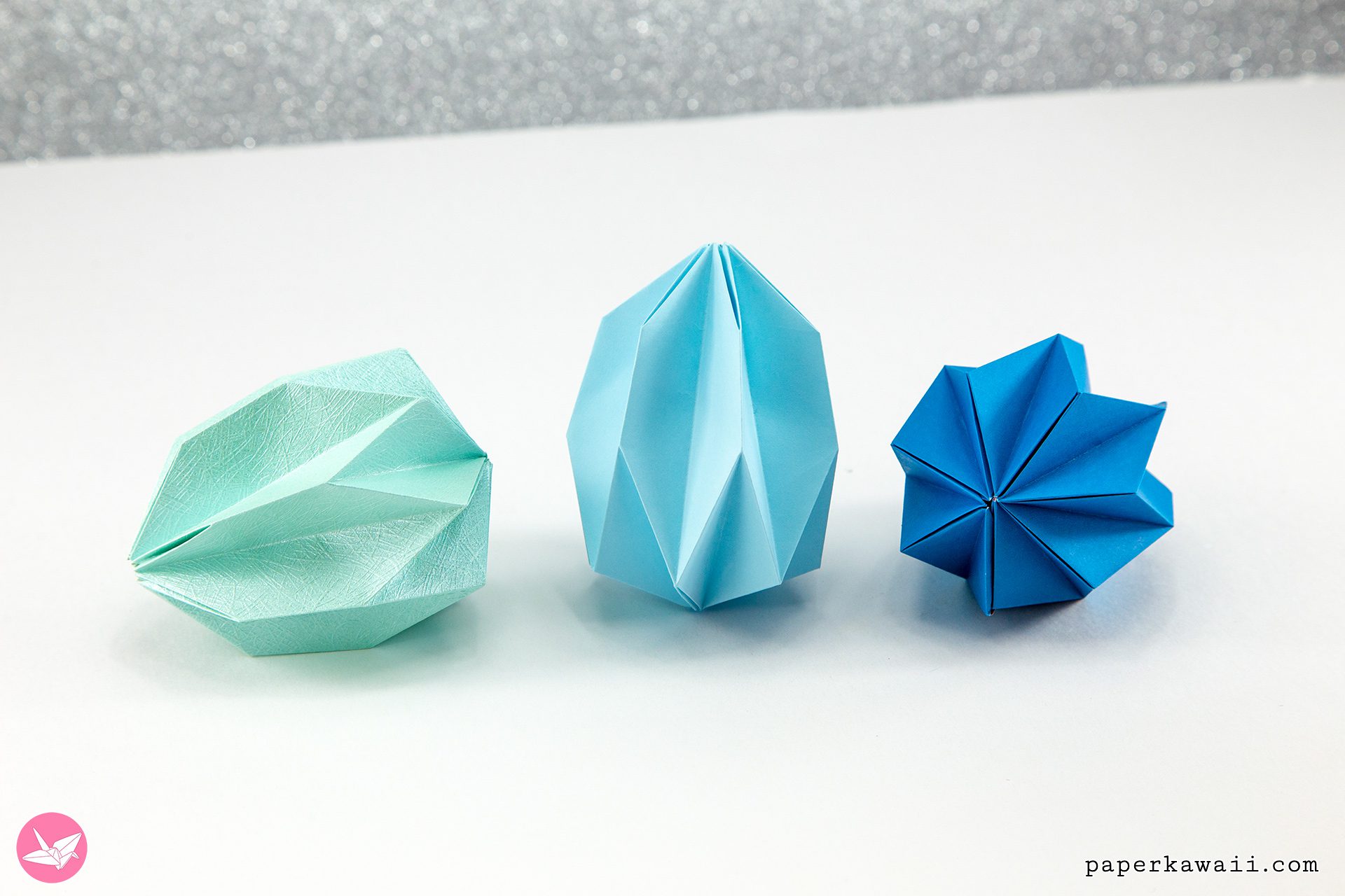 Origami Accordion Easter Egg