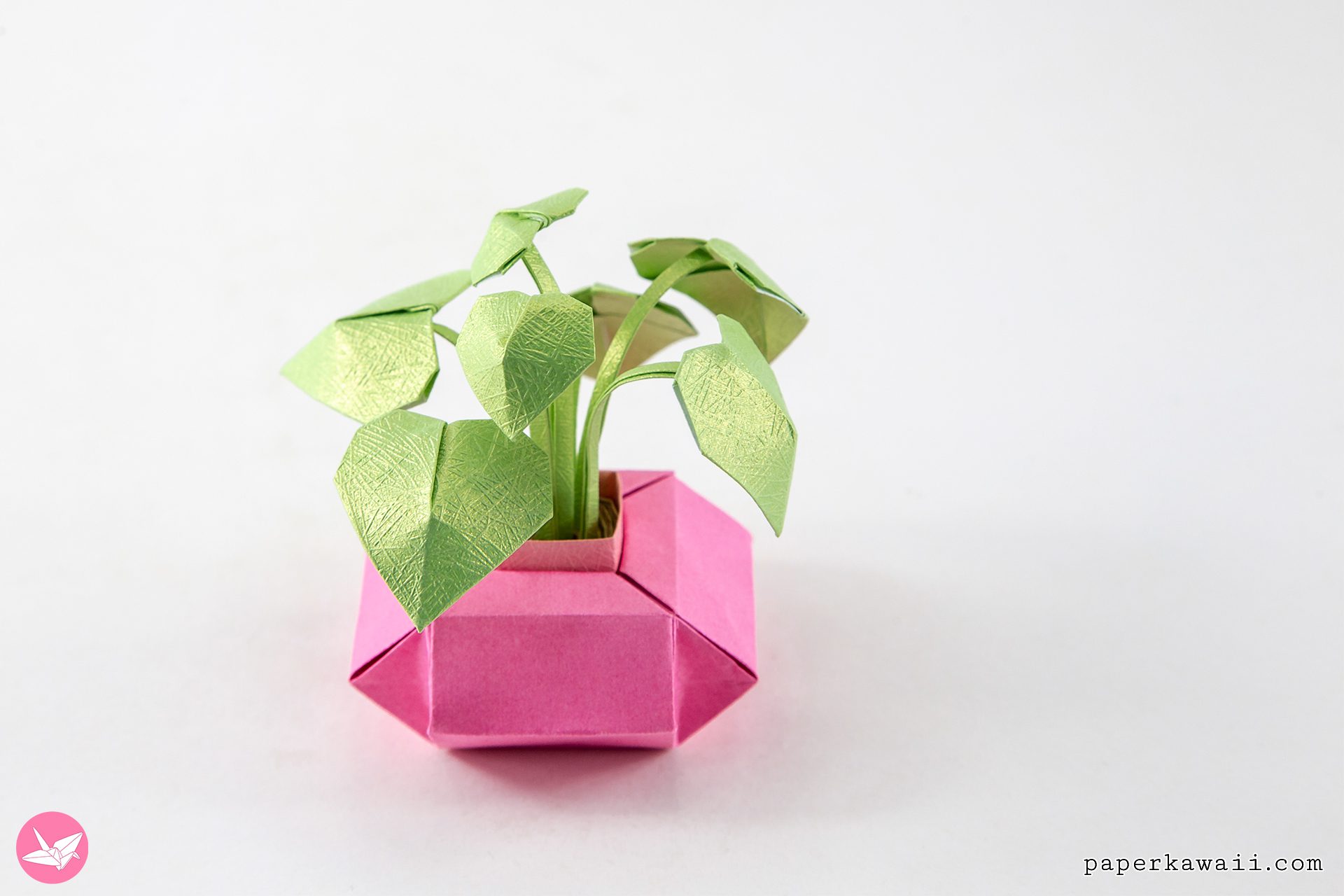 Geometric Origami Box Pot Tutorial Paper Kawaii 04 1