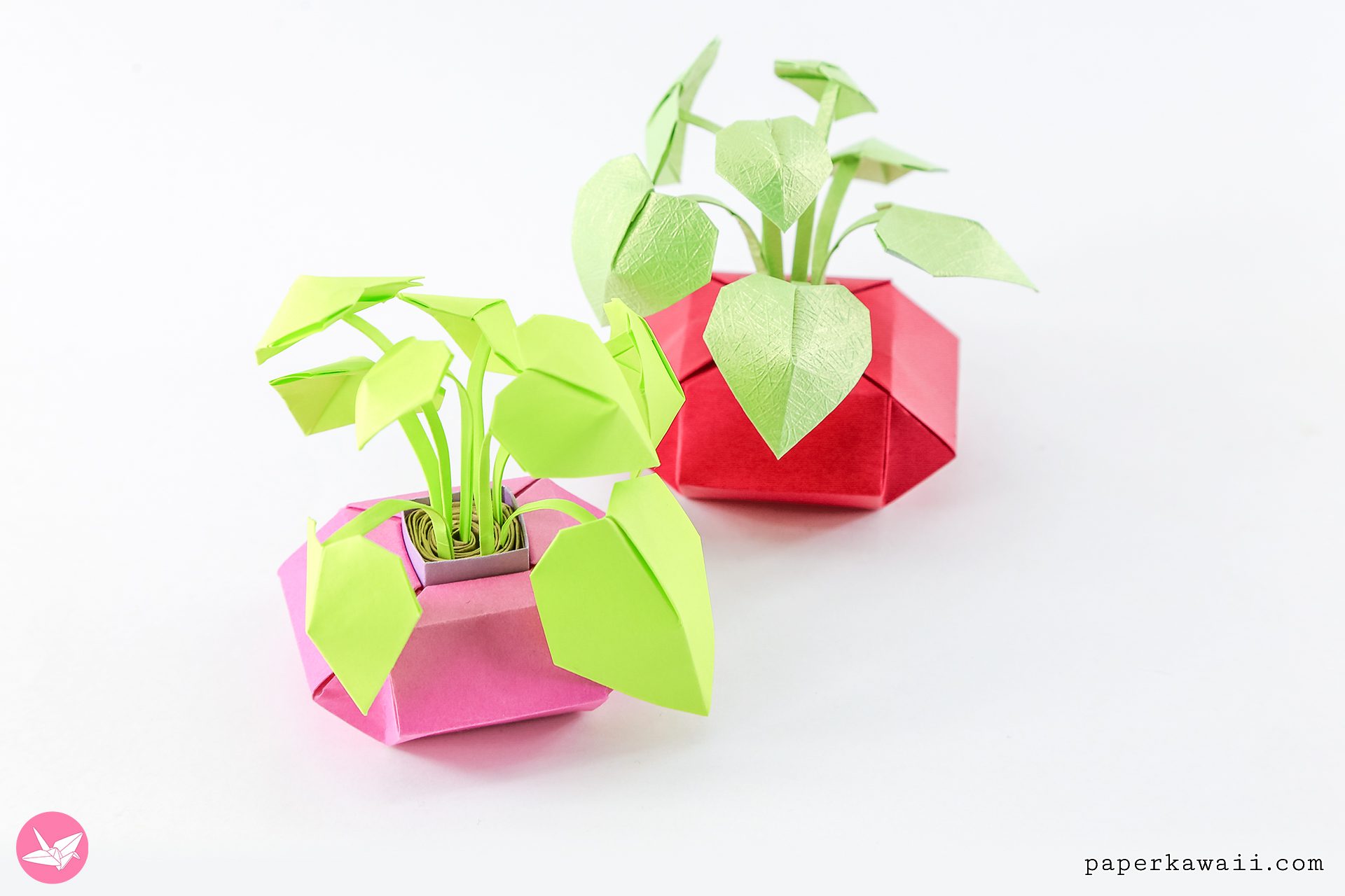 Mini Origami Pot Plant