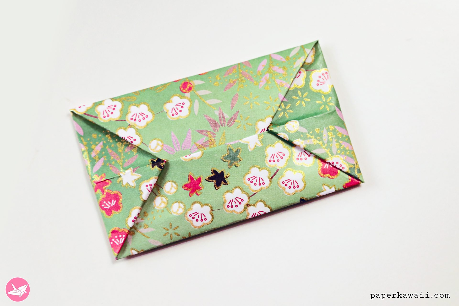 Easy Origami Envelope Tutorial Paper Kawaii 01