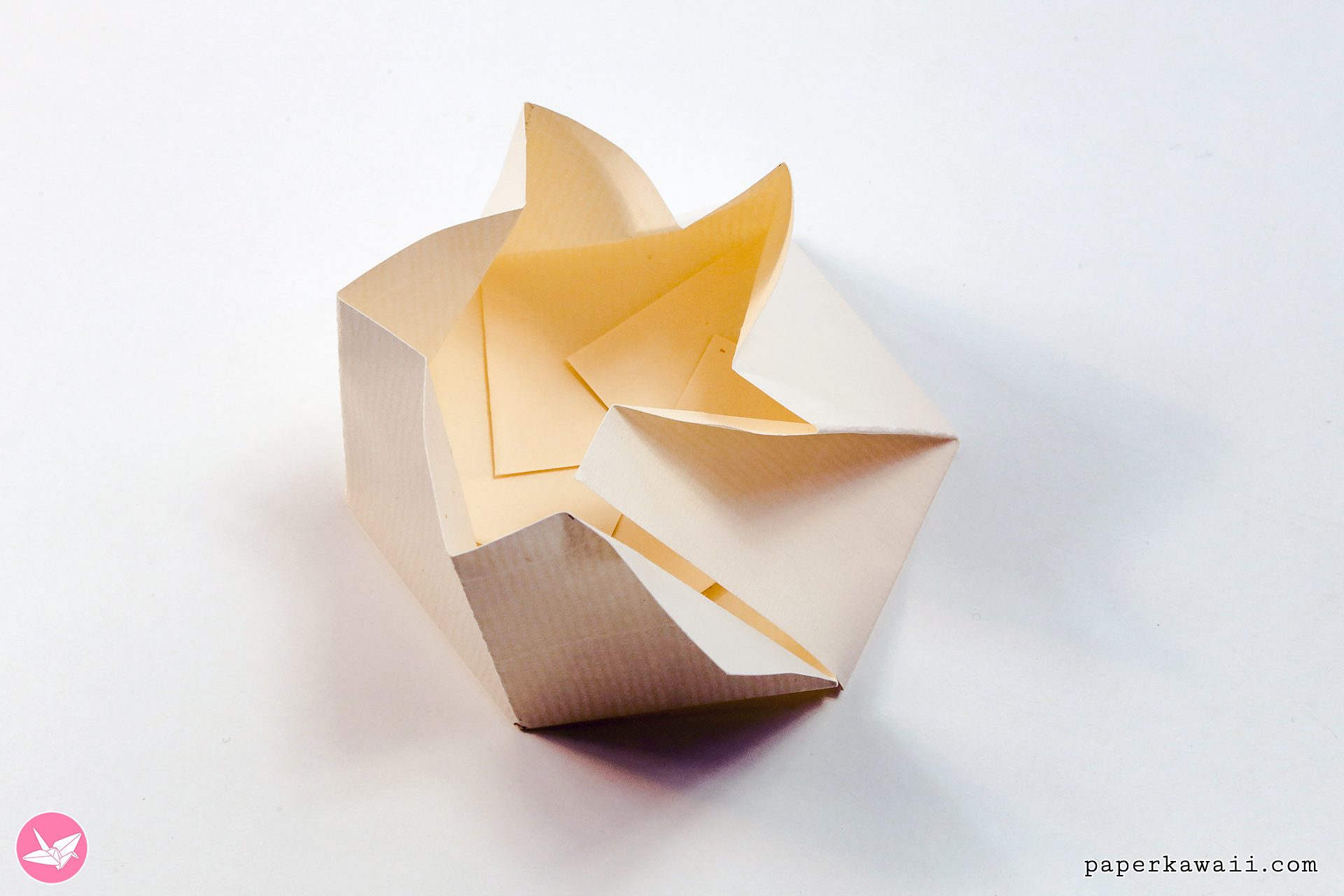 Hexagonal Origami Envelope Tutorial Paper Kawaii 03