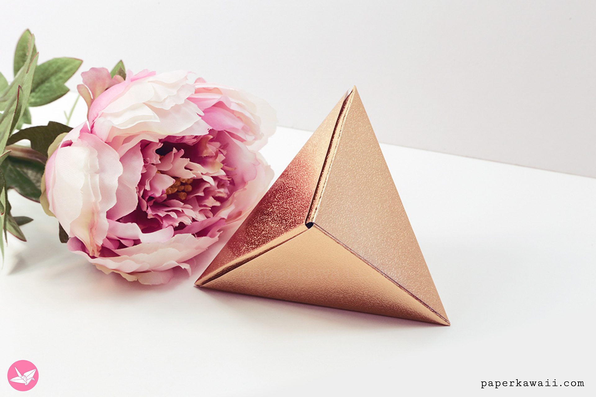 Modular Origami Fox Box Tutorial Paper Kawaii 01