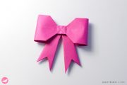Origami Bow Tutorial Paper Kawaii New 01