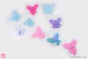 Origami Butterfly Tutorial Paper Kawaii 03 180x120