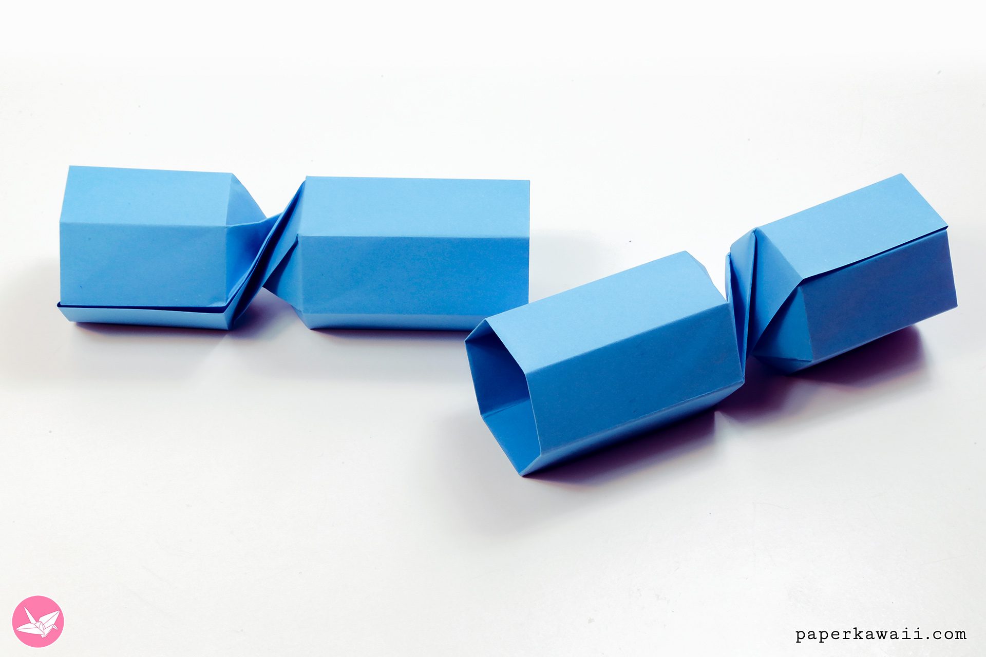 Origami Christmas Cracker Box Tutorial Paper Kawaii 04