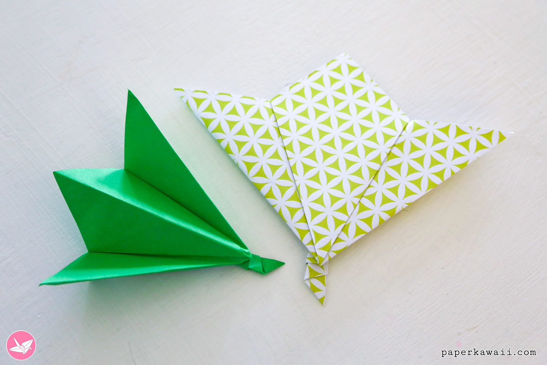 Origami Leaf Tutorial Paper Kawaii 02 1