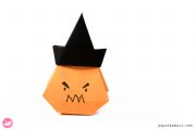 Origami Pumpkin Gift Bag Tutorial Paper Kawaii 02 180x120