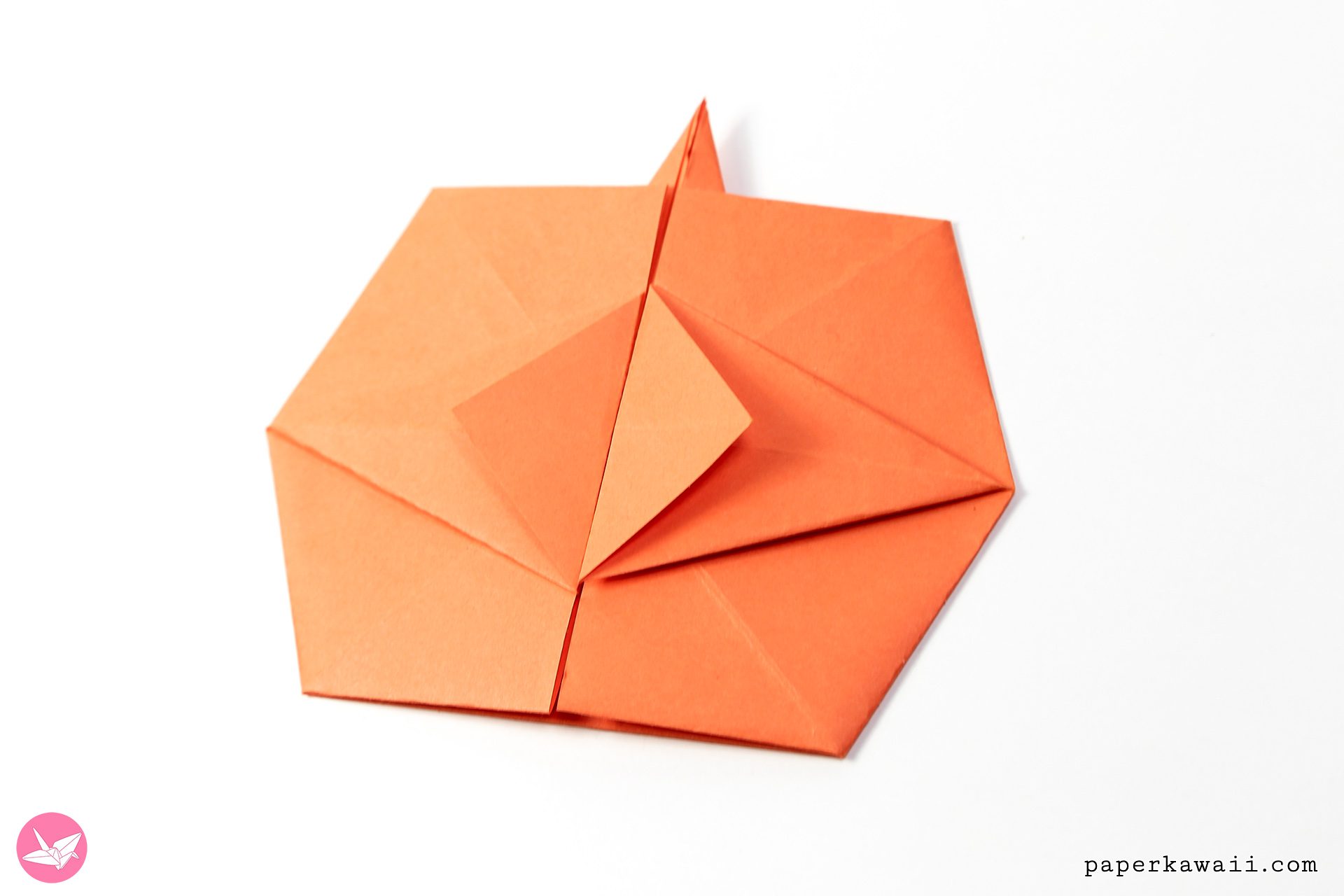 Origami Pumpkin Tato Tutorial Paper Kawaii 01