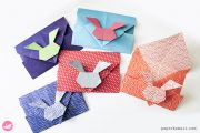 Origami Rabbit Envelopes Paper Kawaii New 01