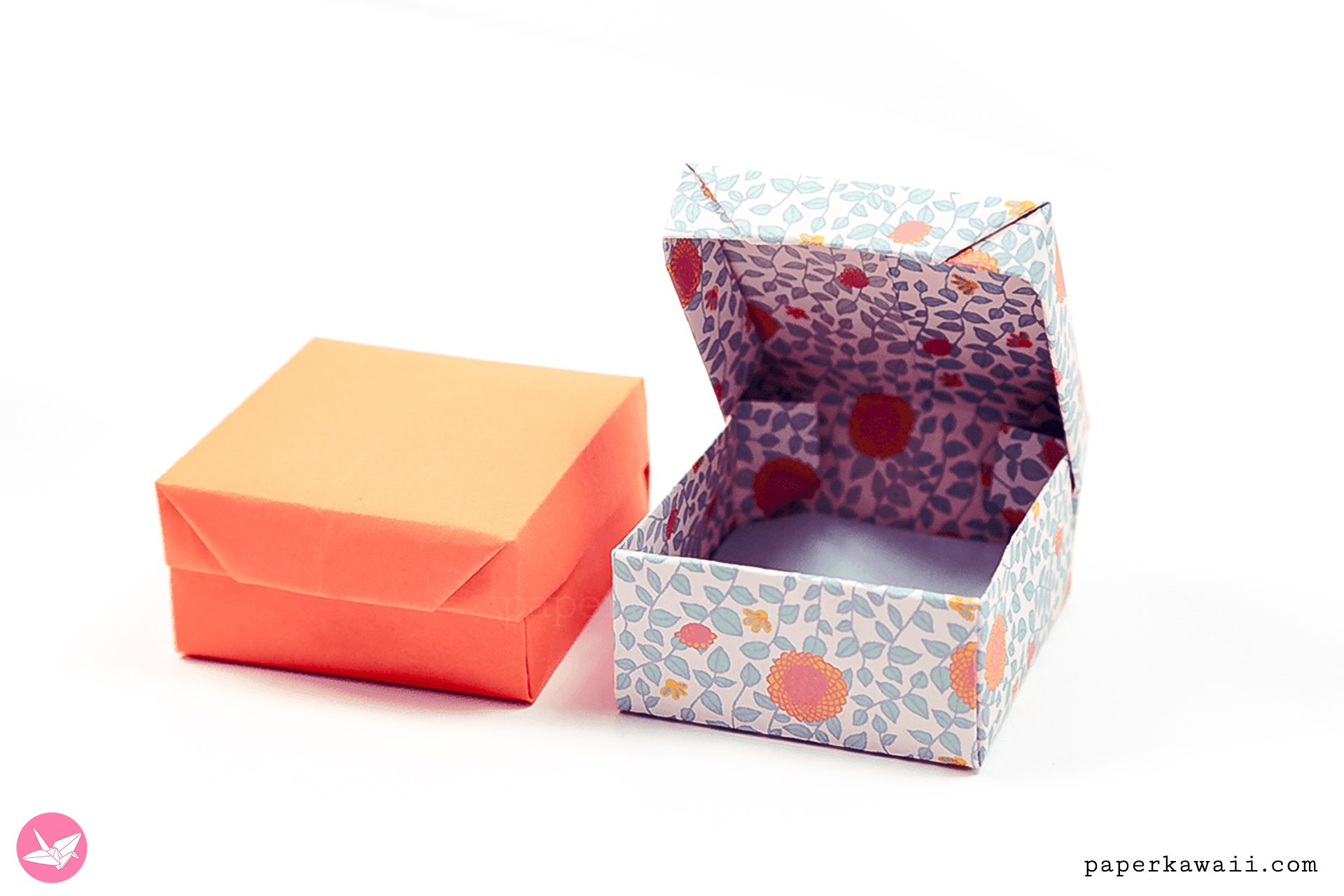 Origami Ring Box Tutorial Paper Kawaii 04