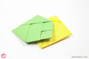 Origami Square Bamboo Letterfold Tutorial Paper Kawaii 02