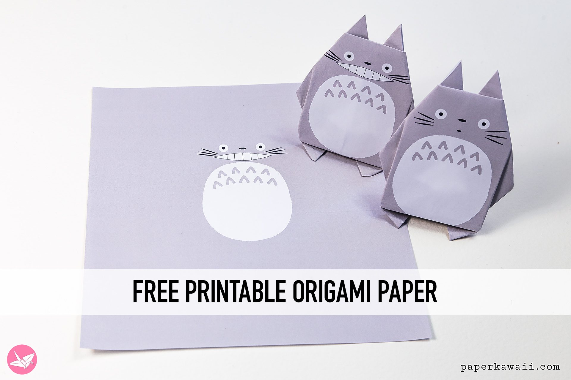 Origami Totoro Tutorial Paper Kawaii 02