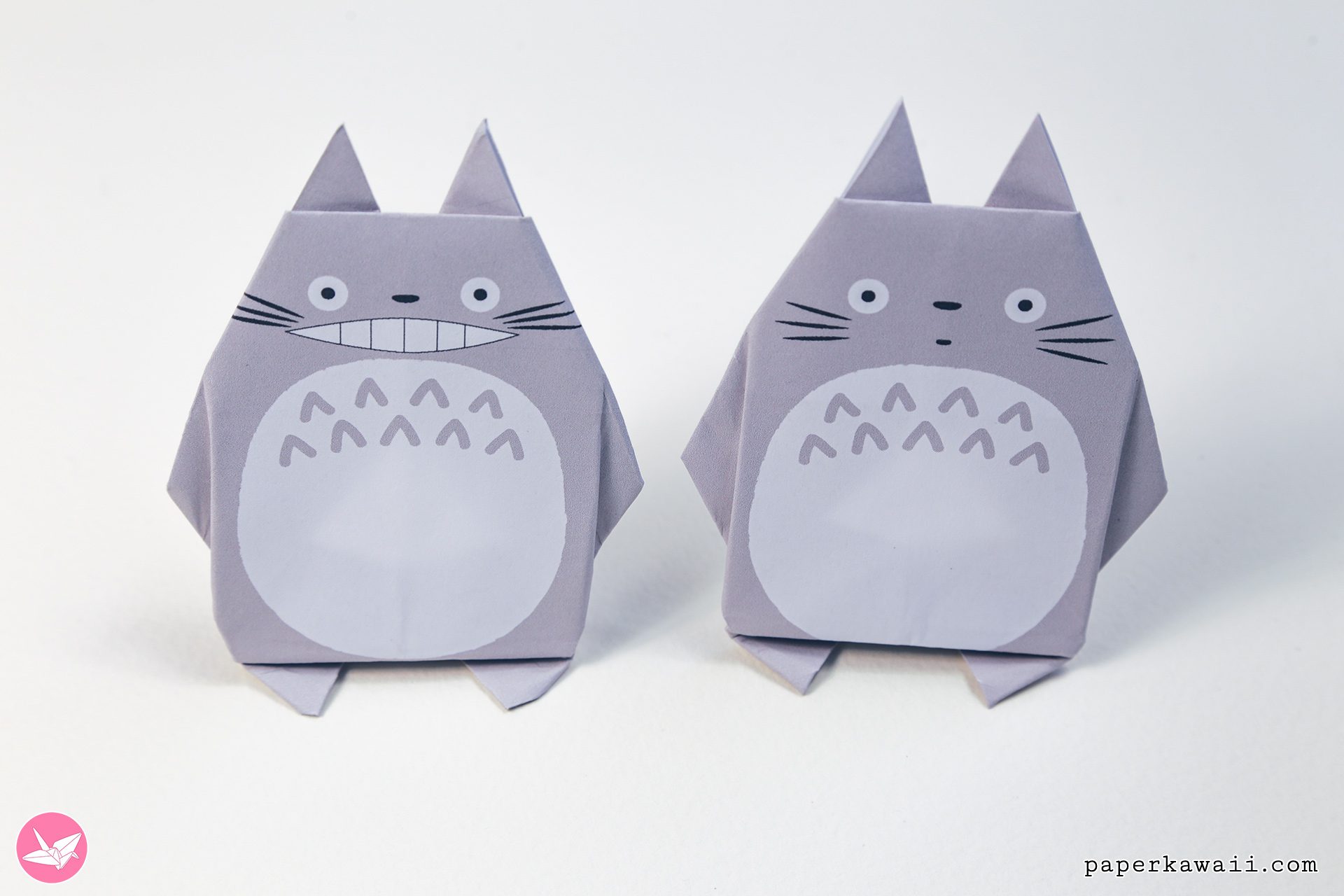 Origami Totoro Tutorial Paper Kawaii 03