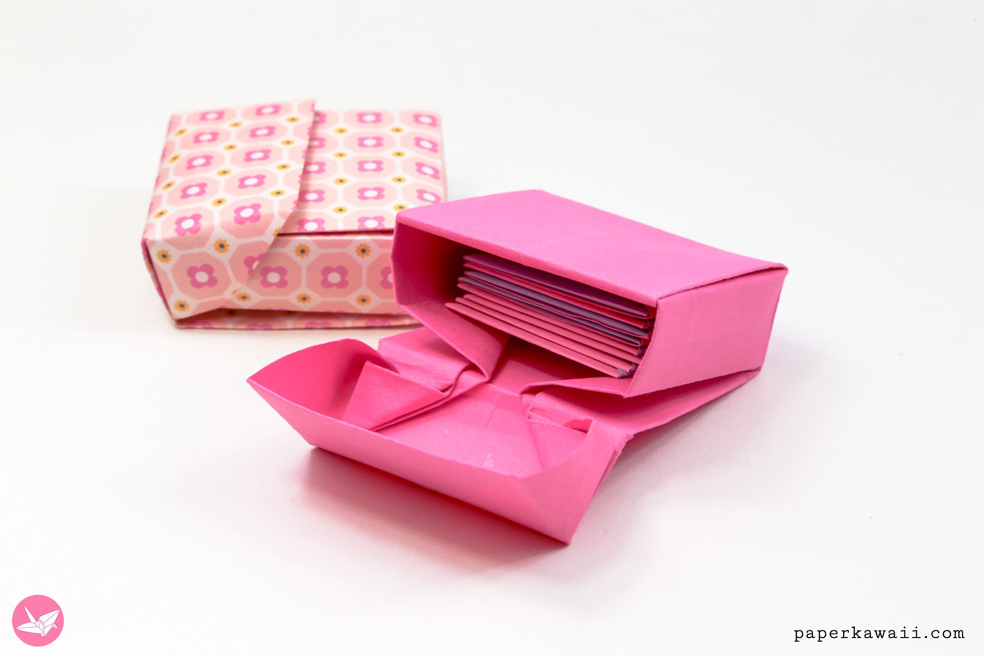 Origami Flip Top Box Tutorial Paper Kawaii 02 1