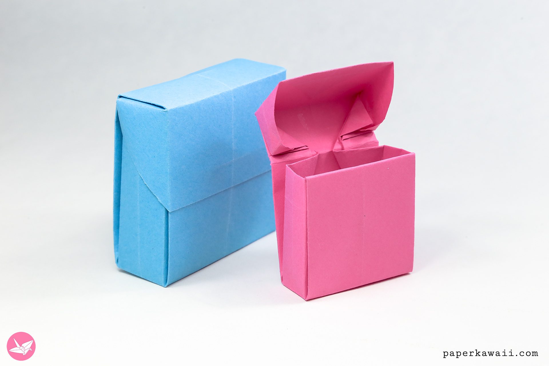 Origami Flip Top Box Tutorial Paper Kawaii 03 1