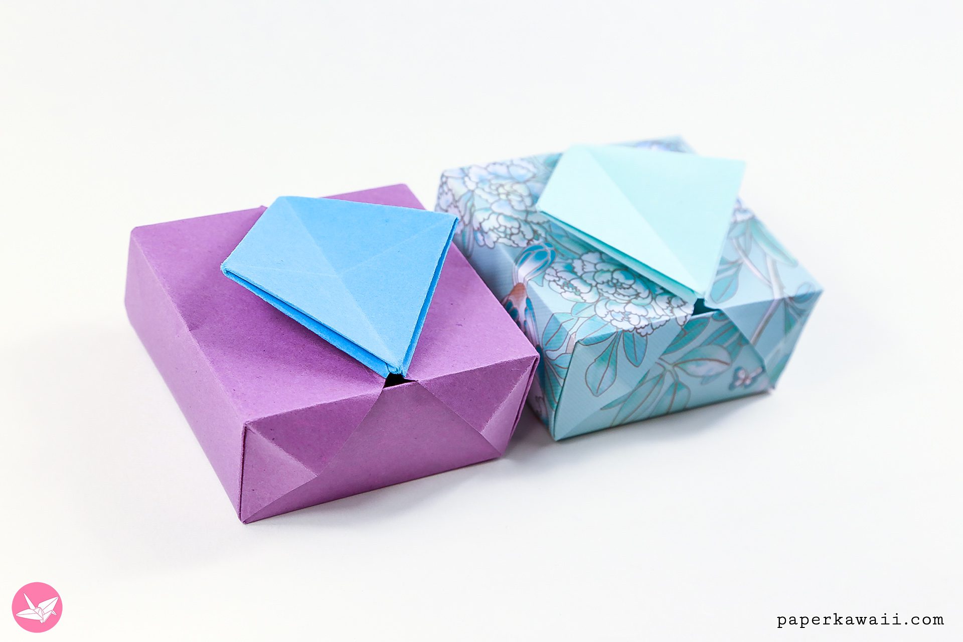 Origami Gatefold Box Tutorial Paper Kawaii 02