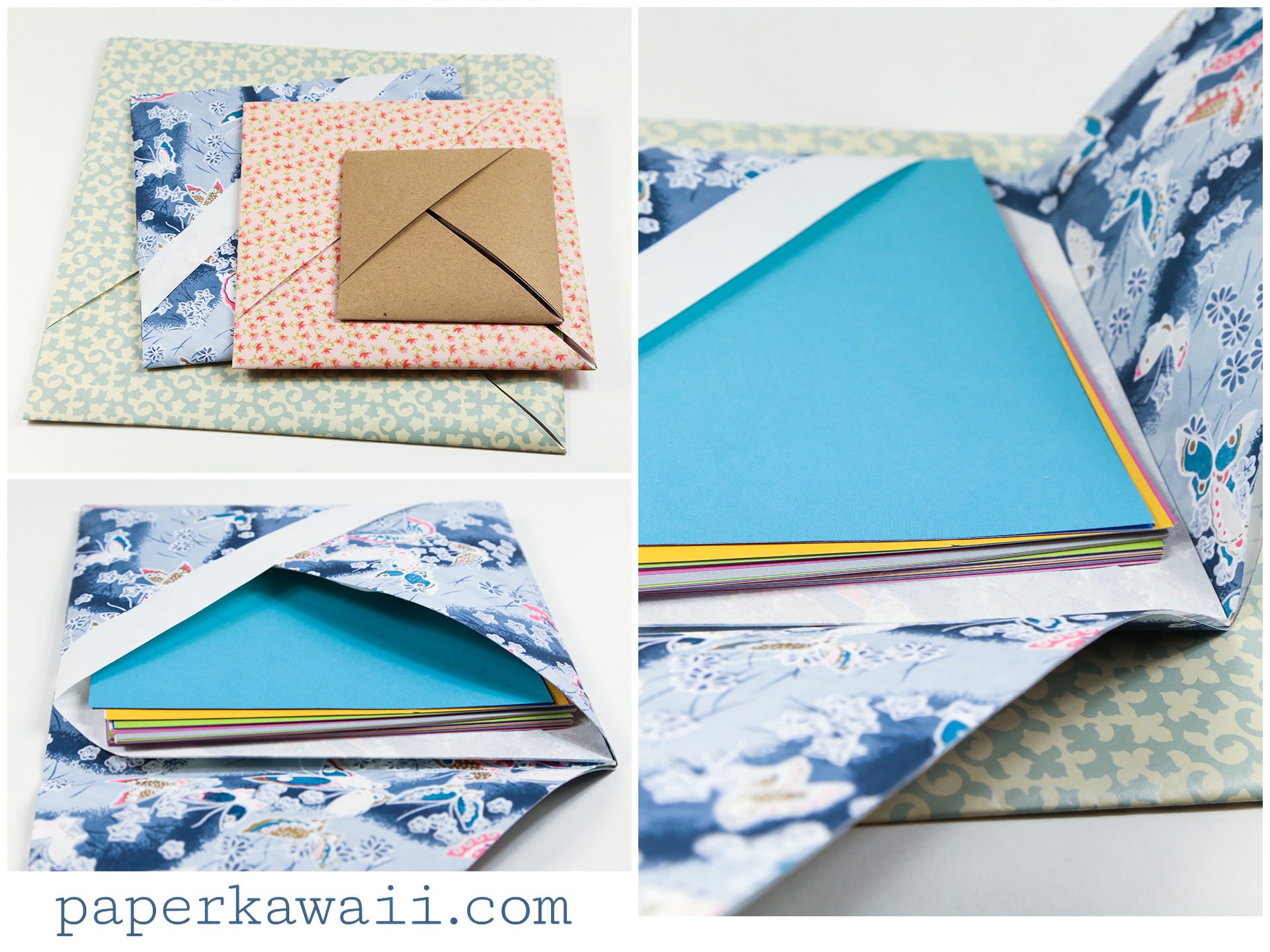 Origami Paper Storage Pocket Paper Kawaii 01