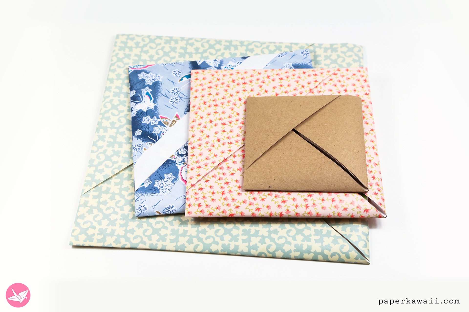 Origami Paper Storage Pocket Paper Kawaii 02