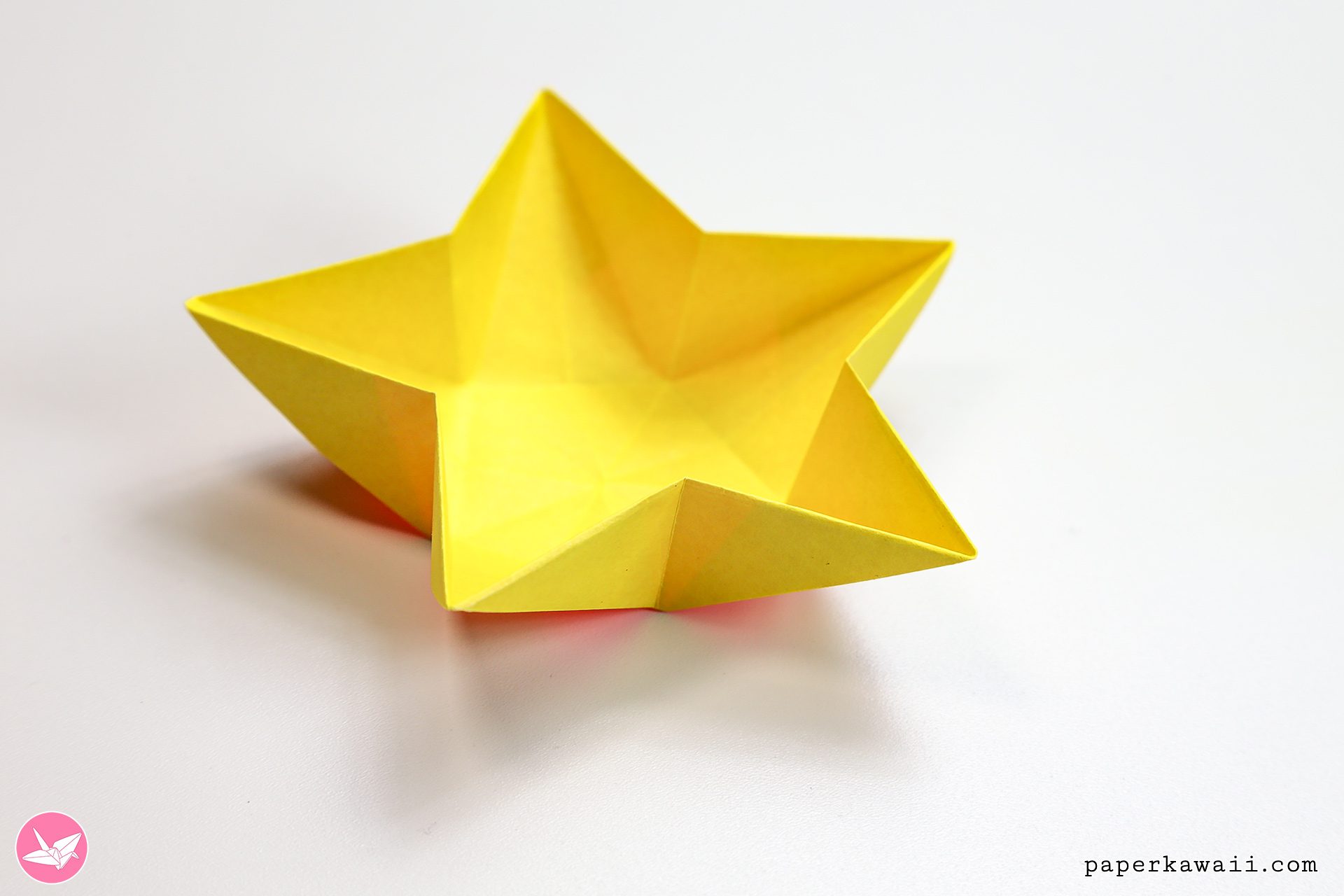 Origami Star Bowl Tutorial Paper Kawaii 02