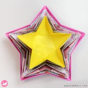 Origami Star Bowl Tutorial Paper Kawaii 03